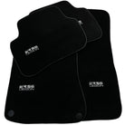 Black Luxury Floor Mats for Mercedes Benz C-Class W203 Sedan (2000-2007) | ER56 Design - AutoWin