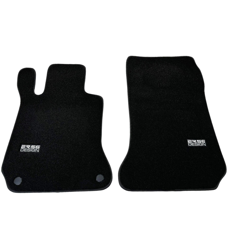 Black Luxury Floor Mats For Mercedes Benz GLS-Class X167 Maybach (2020-2023) | ER56 Design
