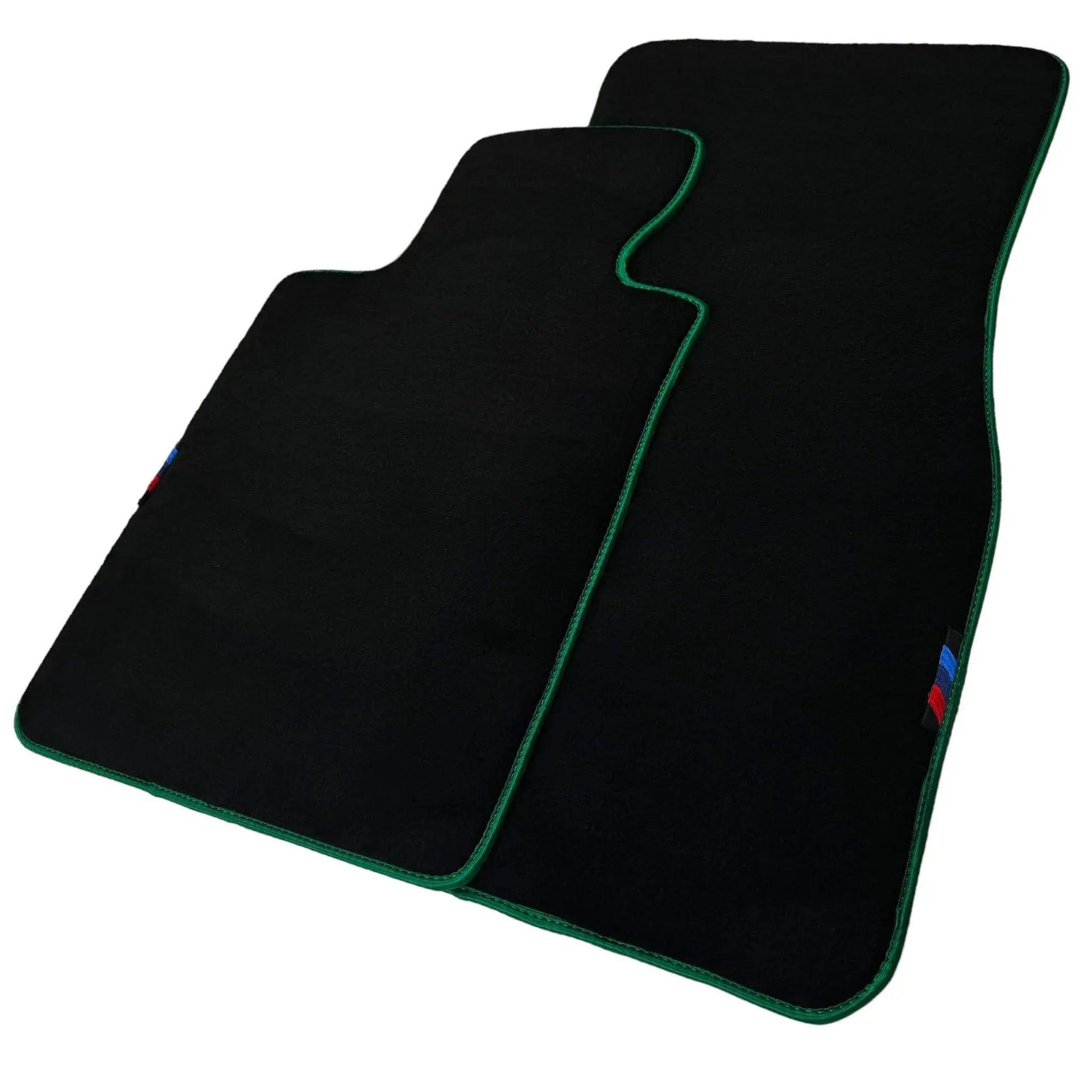 Black Mats For BMW 2 Series G42 2-door Coupe | Green Trim - AutoWin