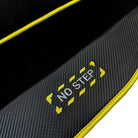 Black Mats For BMW 3 Series E91 5-door Touring | Fighter Jet Edition | Yellow Trim - AutoWin