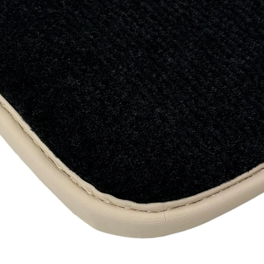 Black Mats For BMW M5 G90 (2023-2026) Sedan | Beige Trim - AutoWin