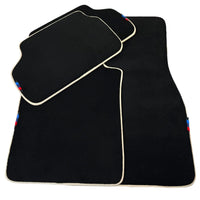 Black Mats For BMW M5 G90 (2023-2026) Sedan | Beige Trim - AutoWin