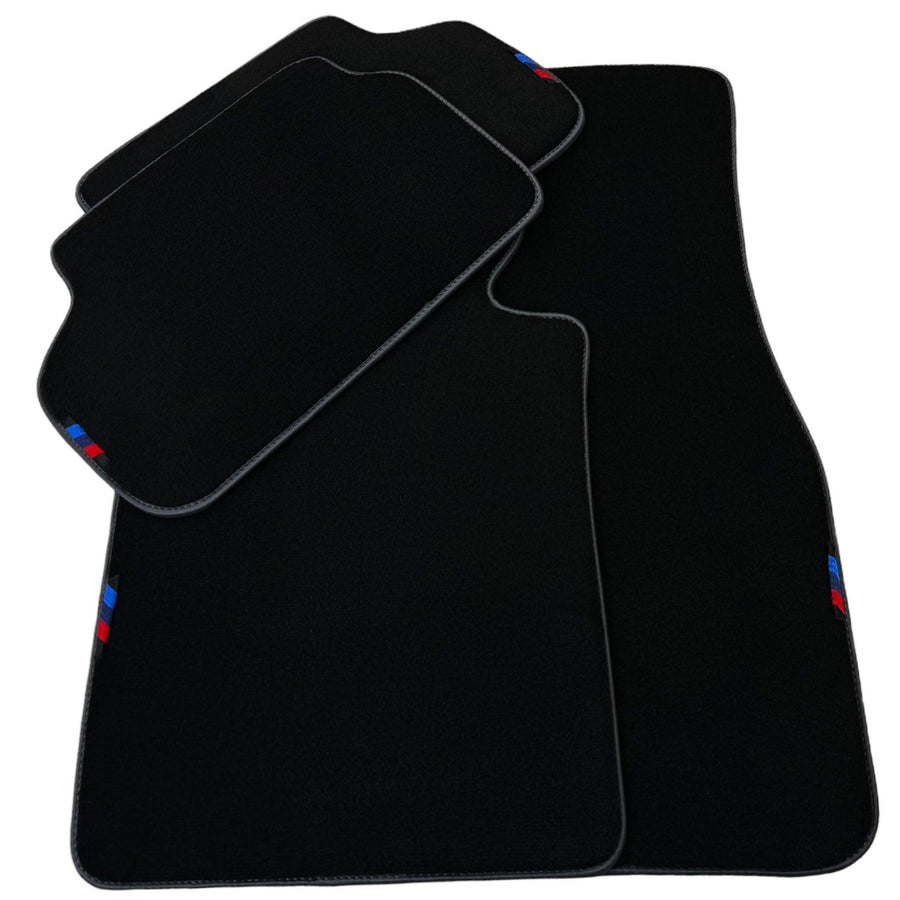 Black Mats For BMW Gran Tourer F46 (2015-2022) 5 Seats | Gray Trim - AutoWin