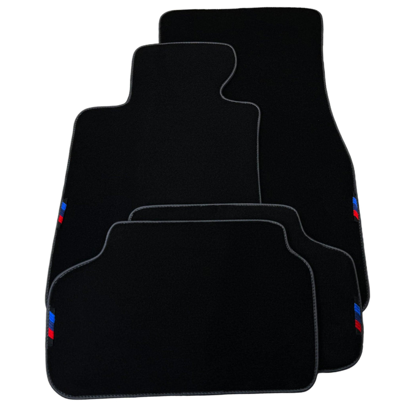 Black Mats For BMW Gran Tourer F46 (2015-2022) 5 Seats | Gray Trim - AutoWin