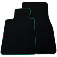 Black Mats For BMW Gran Tourer F46 (2015-2022) 5 Seats | Green Trim - AutoWin