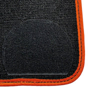 Black Mats For BMW 1 Series F70 | Orange Trim - AutoWin