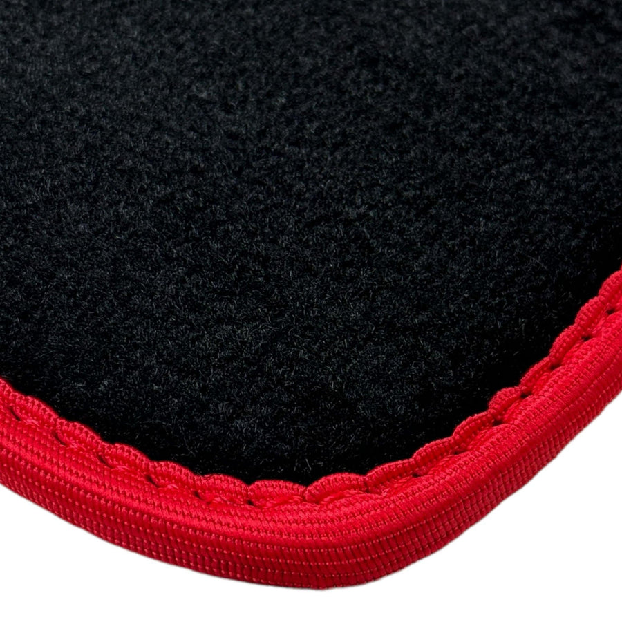 Black Mats For BMW Gran Tourer F46 (2015-2022) 5 Seats | Red Trim - AutoWin
