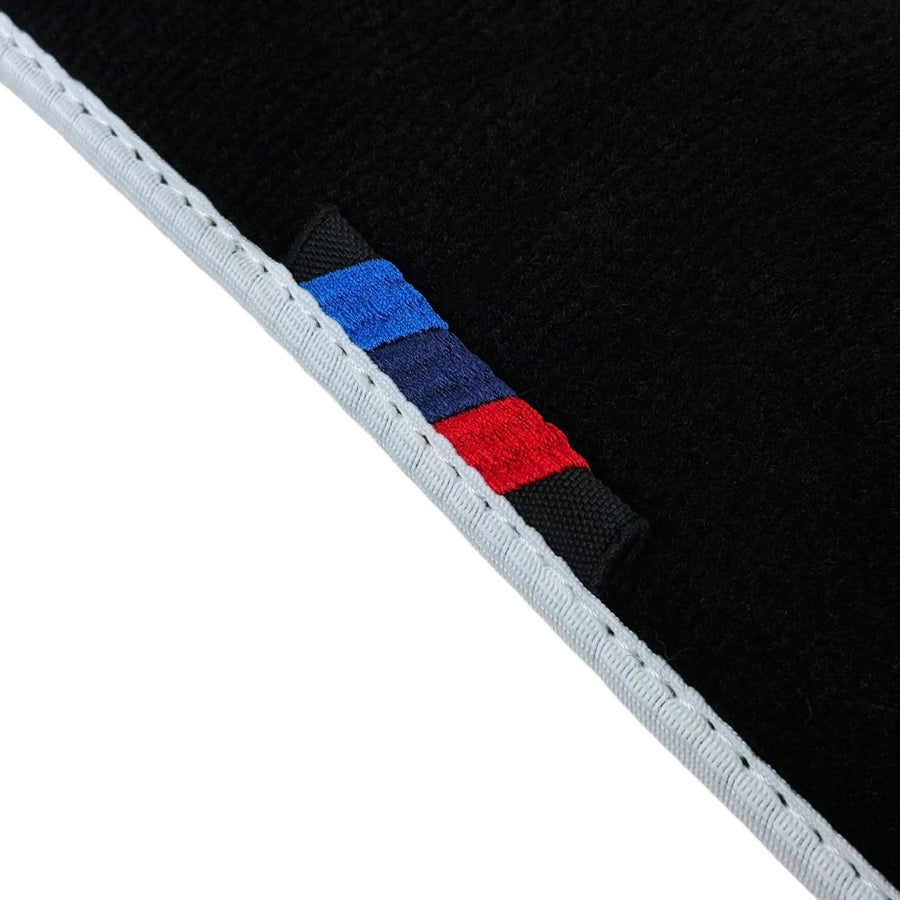 Black Mats For BMW 1 Series F70 | White Trim - AutoWin