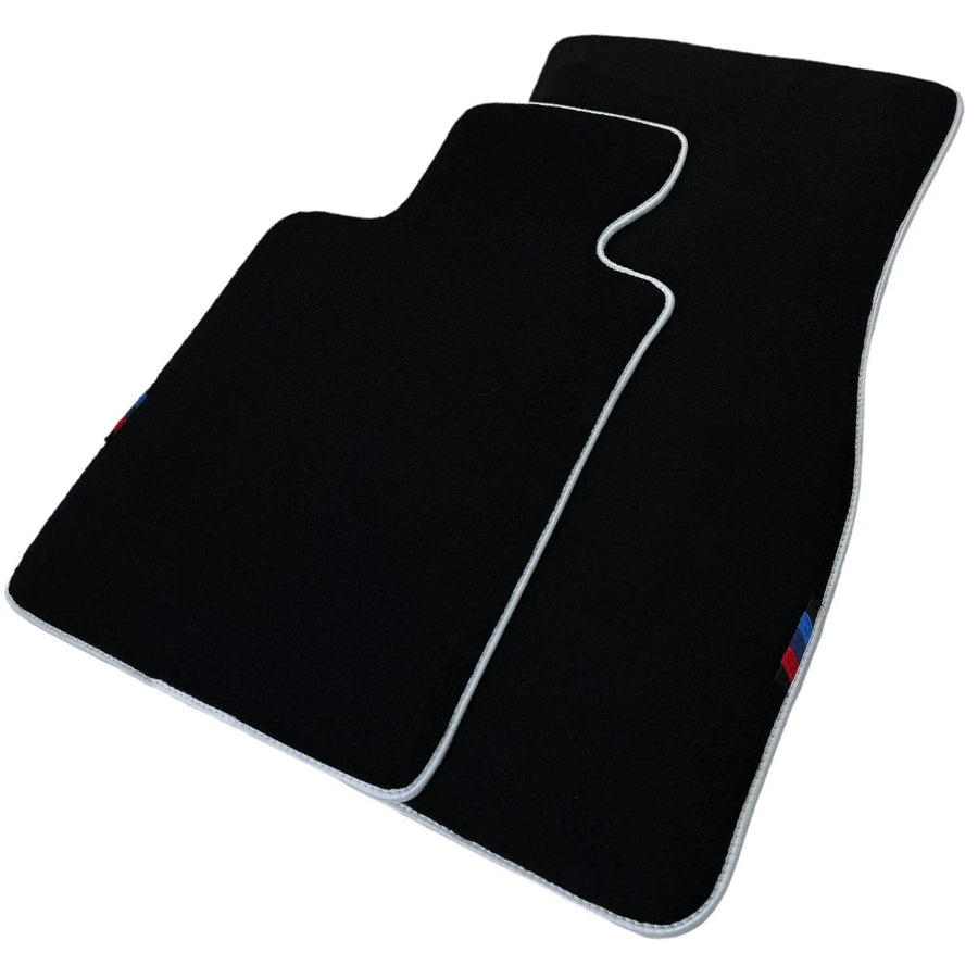 Black Mats For BMW 1 Series F70 | White Trim - AutoWin