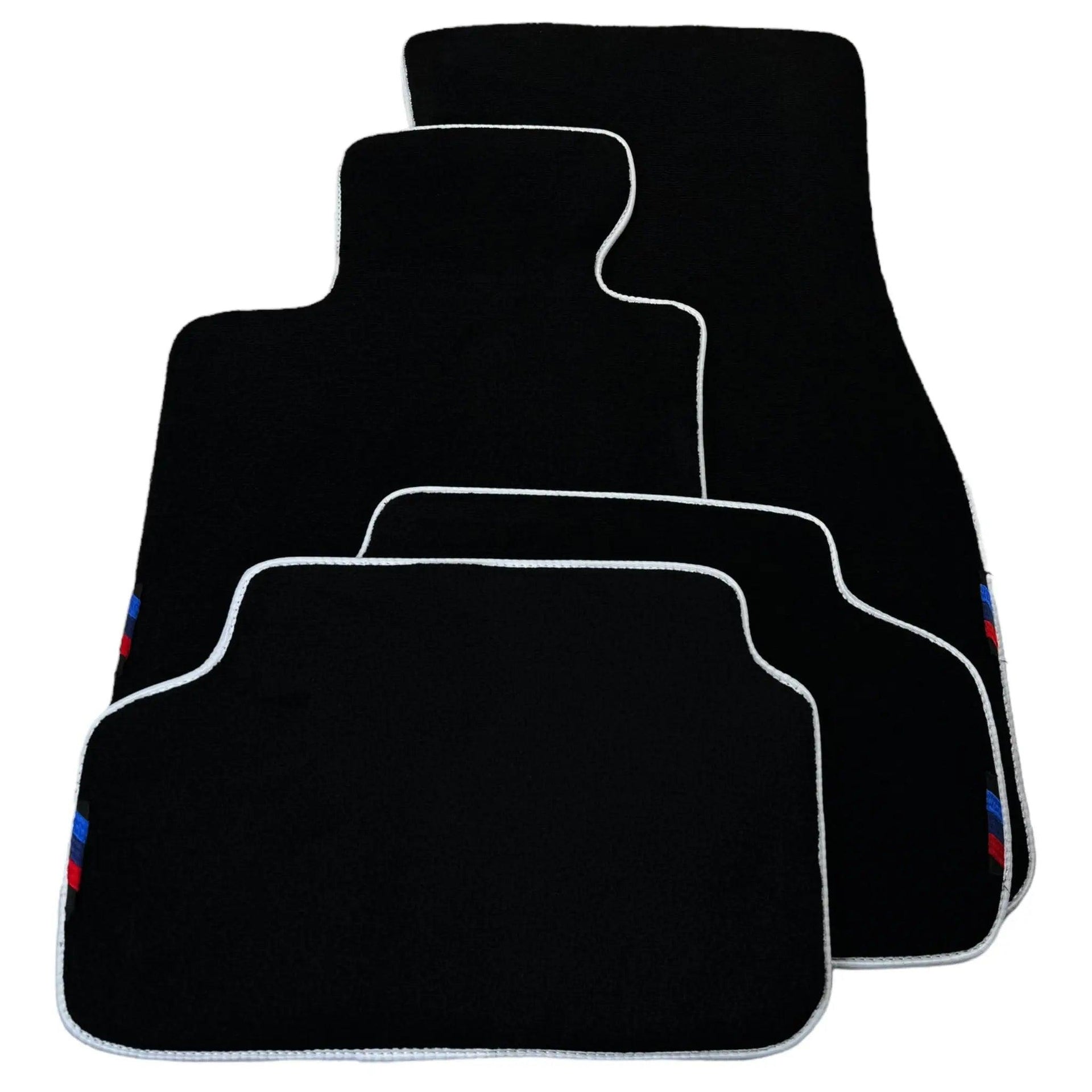 Black Mats For BMW G60 (2023-2026) Sedan | White Trim - AutoWin