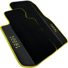 Black Mats For BMW M2 G87 | Fighter Jet Edition | Yellow Trim - AutoWin