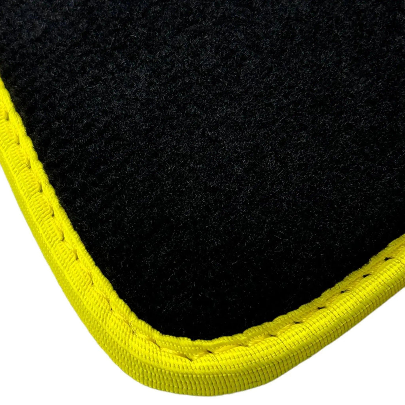 Black Mats For BMW M3 E92 | Fighter Jet Edition | Yellow Trim - AutoWin