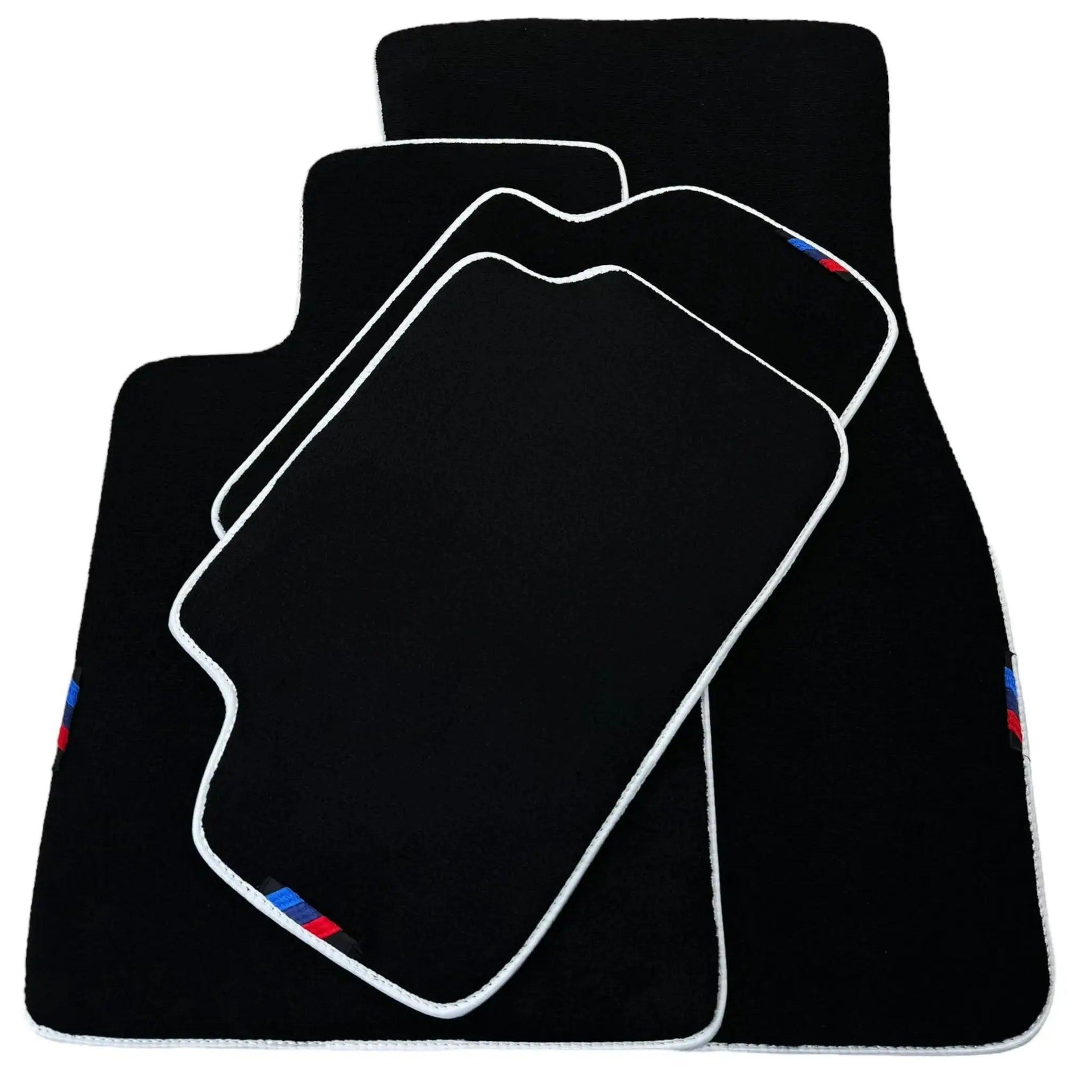 Black Mats For BMW M5 F10 | White Trim - AutoWin