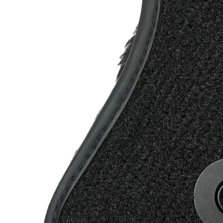 Black Sheepskin Floor Mats For Mercedes Benz GLS-Class X167 Maybach (2020-2023) | ER56 Design
