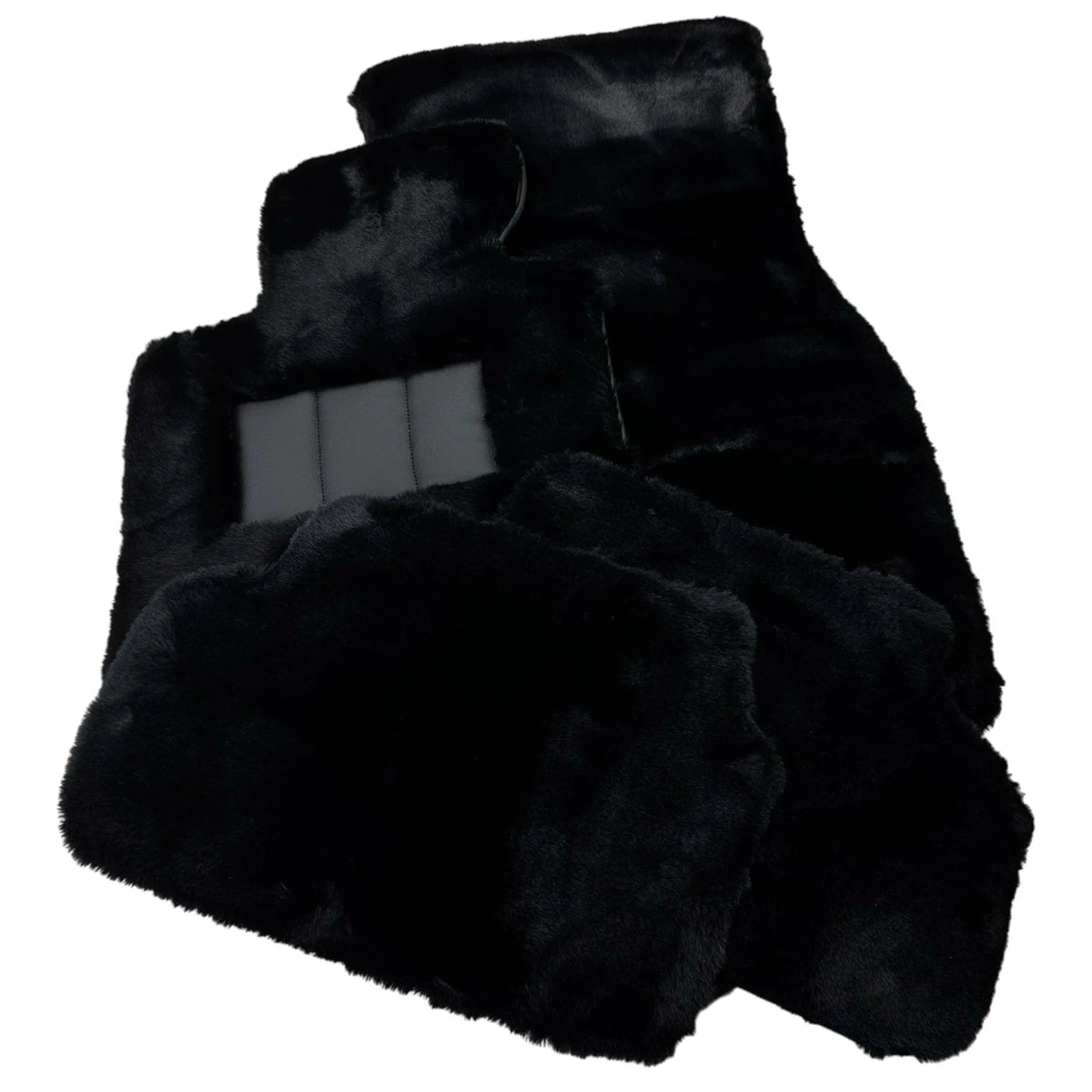 Black Sheepskin Floor Mats for Rolls-Royce Phantom VIII (2017-2024) - AutoWin