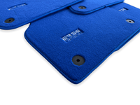 Blue Floor Mats for A7 - C8 (2018-2023) | ER56 Design - AutoWin