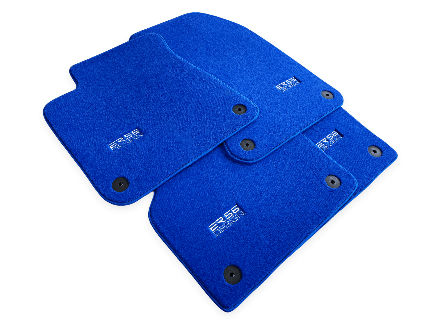 Blue Floor Mats for Audi A6 - C4 Sedan (1994-1997) | ER56 Design - AutoWin
