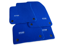 Blue Floor Mats for Audi A6 - C6 Avant (2004-2008) | ER56 Design - AutoWin