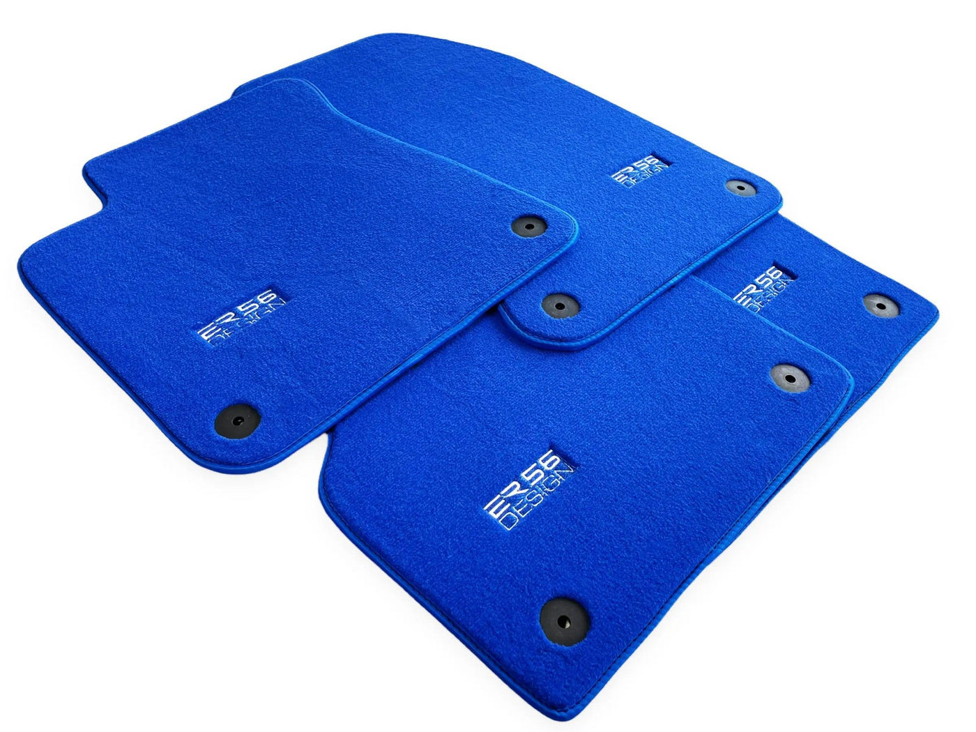 Blue Floor Mats for Audi Q5 FY Hybrid (2017-2023) | ER56 Design - AutoWin