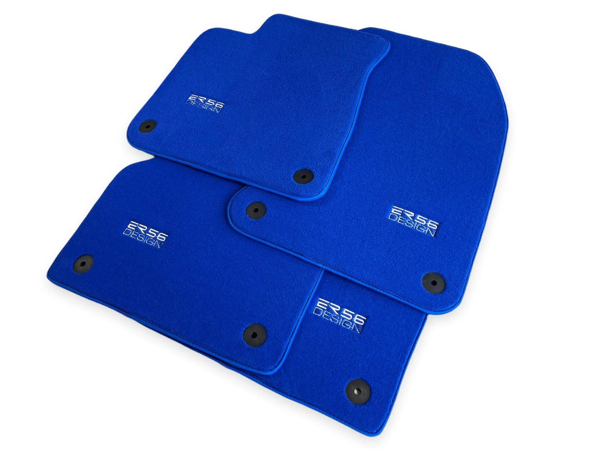 Blue Floor Mats for Audi Q5 FY Hybrid (2017-2023) | ER56 Design - AutoWin