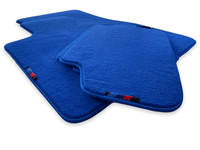 Blue Floor Mats For BMW G60 (2023-2026) Sedan With M Package - AutoWin