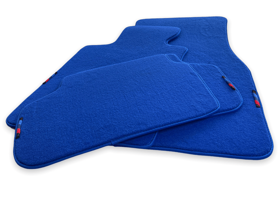 Blue Floor Mats For BMW G61 (2023-2026) Touring With M Package - AutoWin