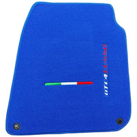 Blue Floor Mats for Ferrari GTC4 Lusso (2016-2023) Italian Edition - AutoWin