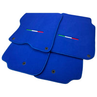 Blue Italian Edition Floor Mats for Ferrari GTC4 Lusso (2016-2023)