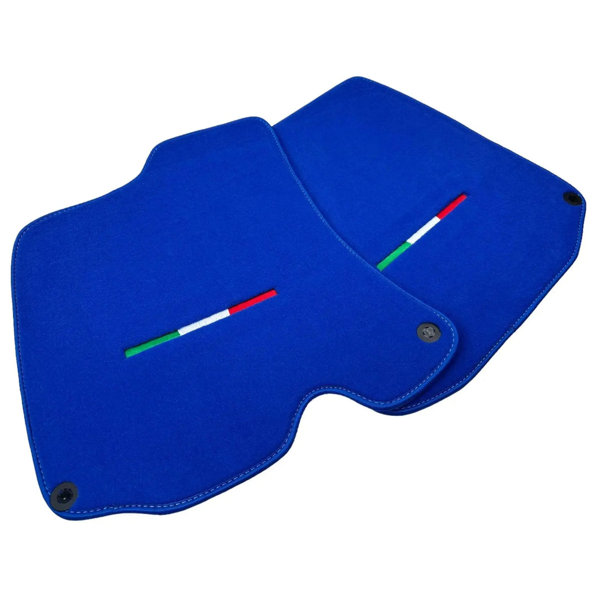 Blue Floor Mats For Ferrari Roma (2021-2027) Italian Edition - AutoWin