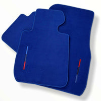 Blue Mats For BMW 4 Series G22 Coupe With M Package - AutoWin