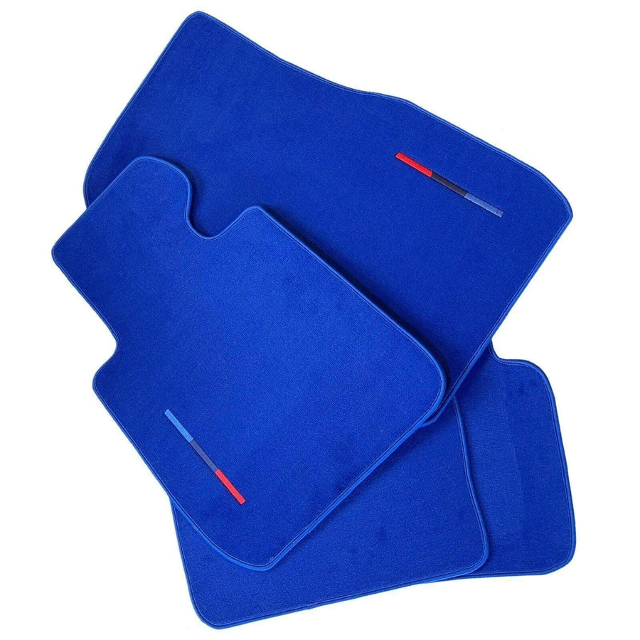 Blue Mats For BMW 5 Series E28 Sedan With M Package - AutoWin