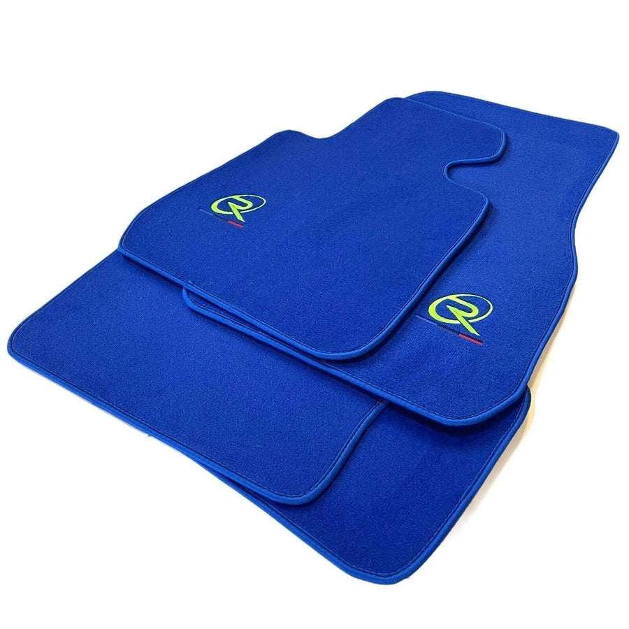 Blue Mats For BMW 5 Series E61 Wagon Tailored Set Perfect Fit - AutoWin