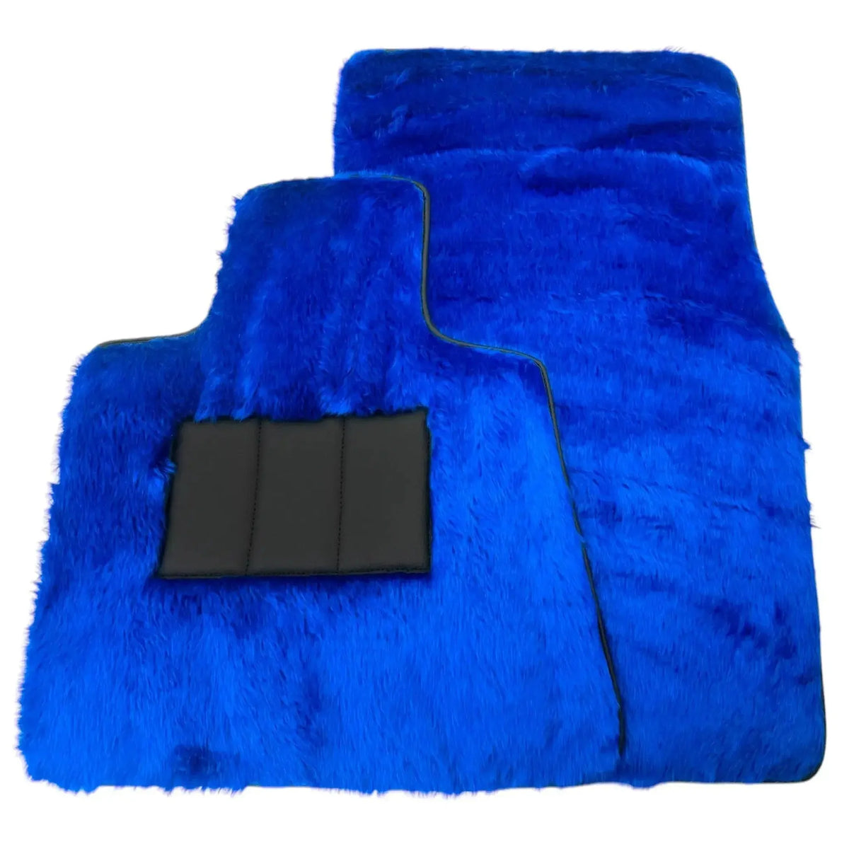 Blue Sheepskin Floor Mats for Rolls-Royce Ghost Series I (2010-2020) - AutoWin