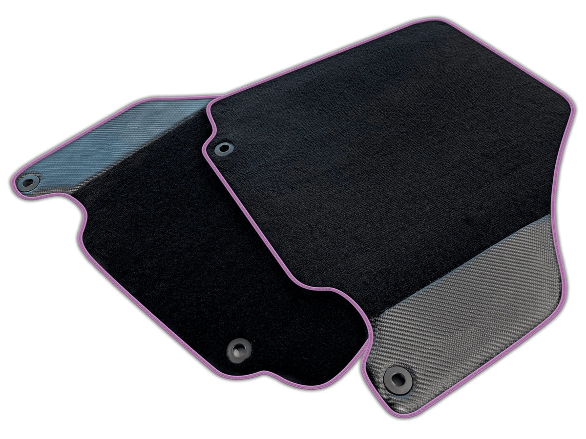 Carbon Fiber Black Floor Mats for Ferrari 360 (1999-2005) | Various Trim Colors