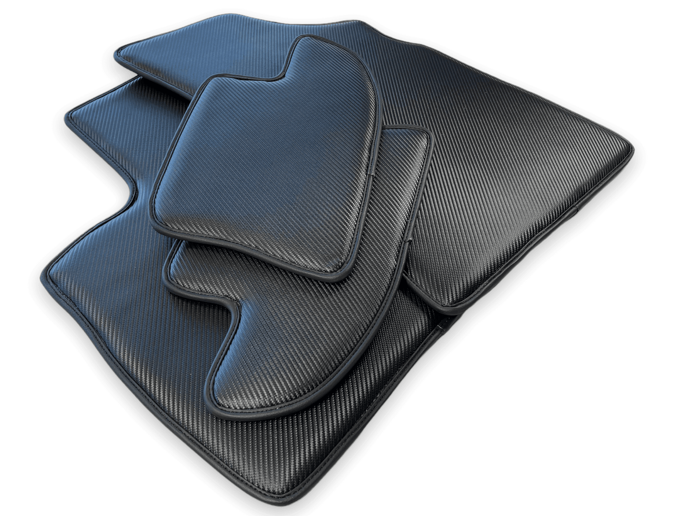 Carbon Fiber Floor Mats For Bentley Continental GTC (2011-2018) - AutoWin