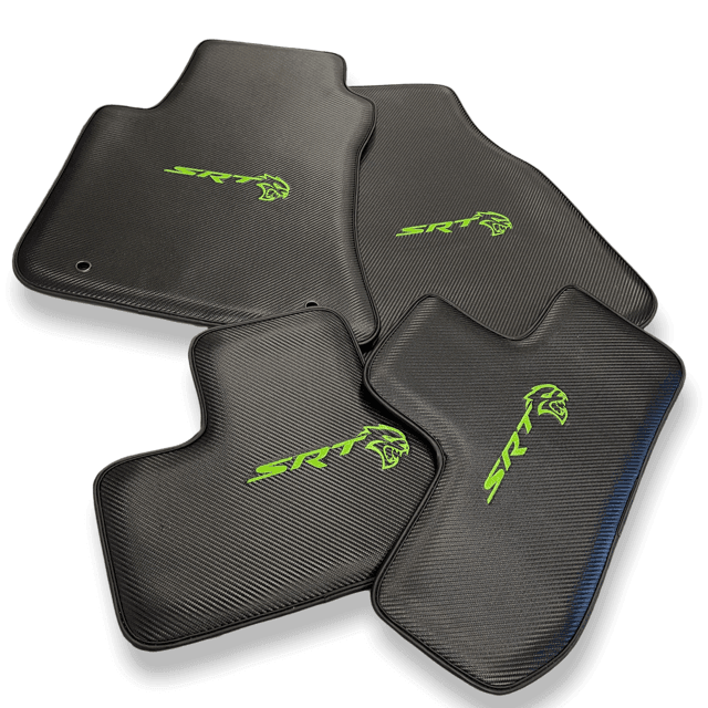 Carbon Fiber Floor Mats For Dodge Charger SRT (2015-2024) - AutoWin