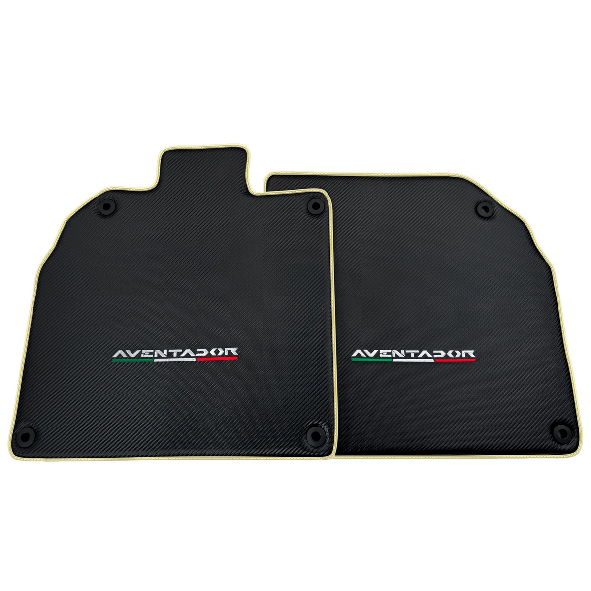 Carbon Fiber Floor Mats for Lamborghini Aventador | Various Trim Colors
