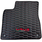 Carbon Fiber Floor Mats for Lamborghini Urus with Red Stitching - AutoWin
