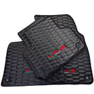 Carbon Fiber Floor Mats for Lamborghini Urus with Red Stitching - AutoWin