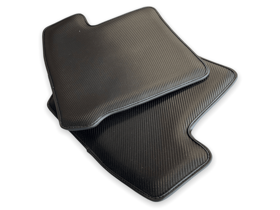 Carbon Fiber Floor Mats for Porsche Cayenne (2018-2023) Green Sewing - AutoWin