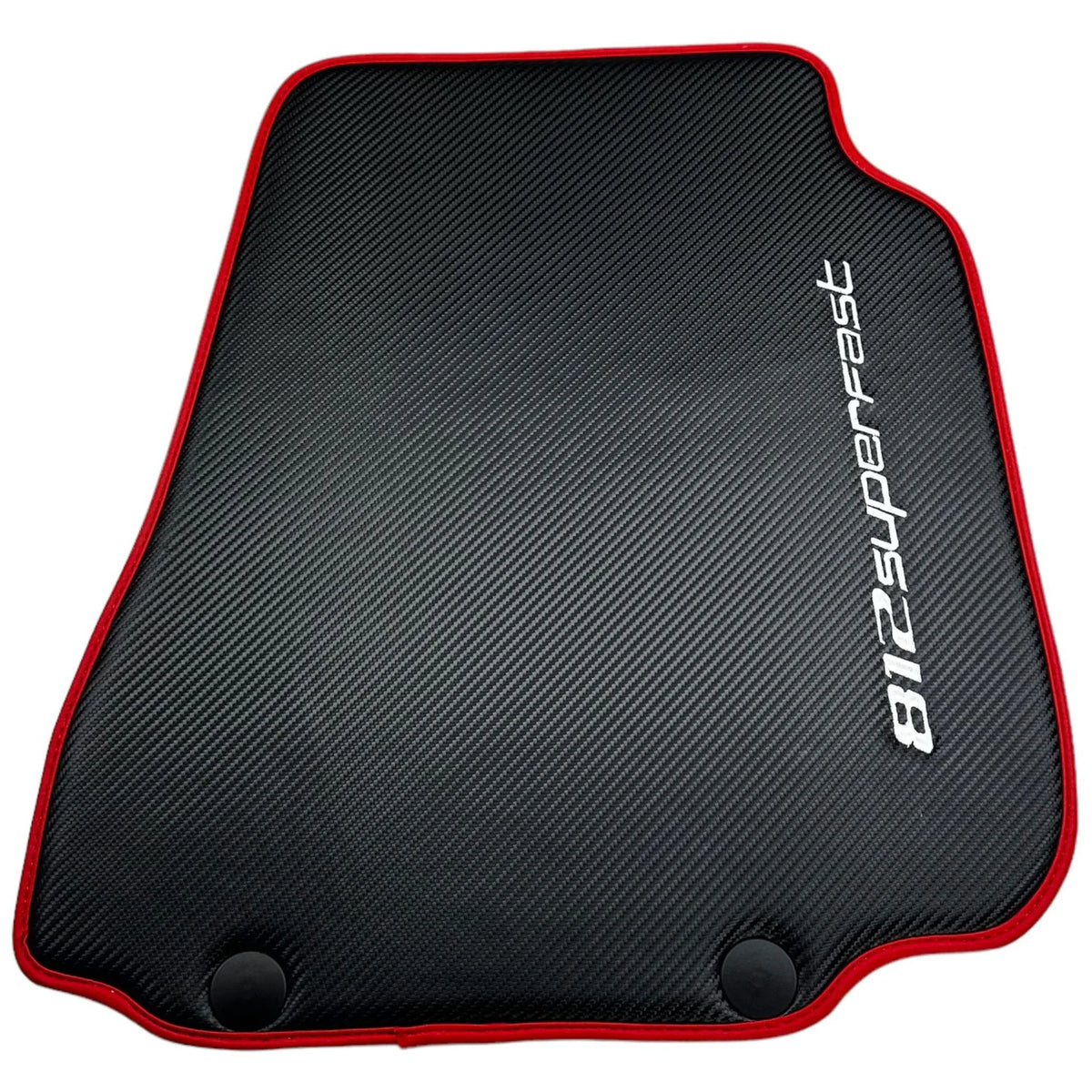 Carbon Fiber Leather Floor Mats For Ferrari 812 Superfast - AutoWin