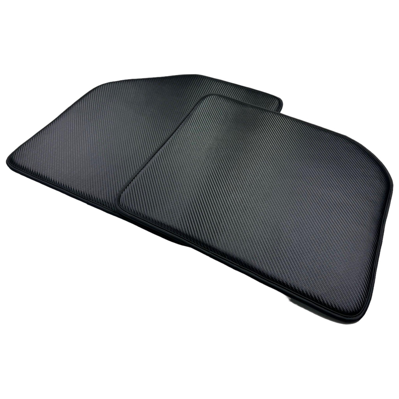 Carbon Fiber Leather Floor Mats for Porsche Carrera GT (2004-2006) - AutoWin