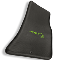 Carbon Leather Floor Mats For Dodge Challenger Srt 2011-2021 - AutoWin