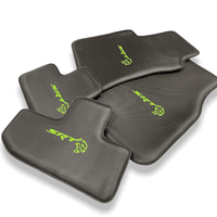 Carbon Leather Floor Mats For Dodge Challenger Srt 2011-2021 - AutoWin