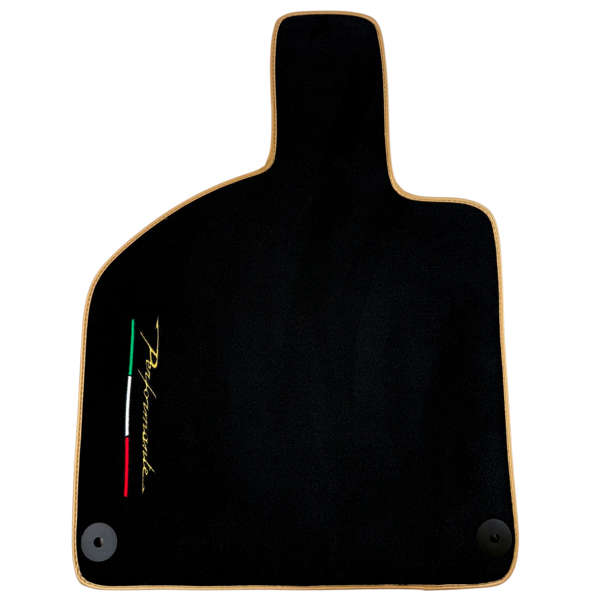 Black Carpet Floor Mats for Lamborghini Huracan Performante – Optional Alcantara Pillows Set of 2