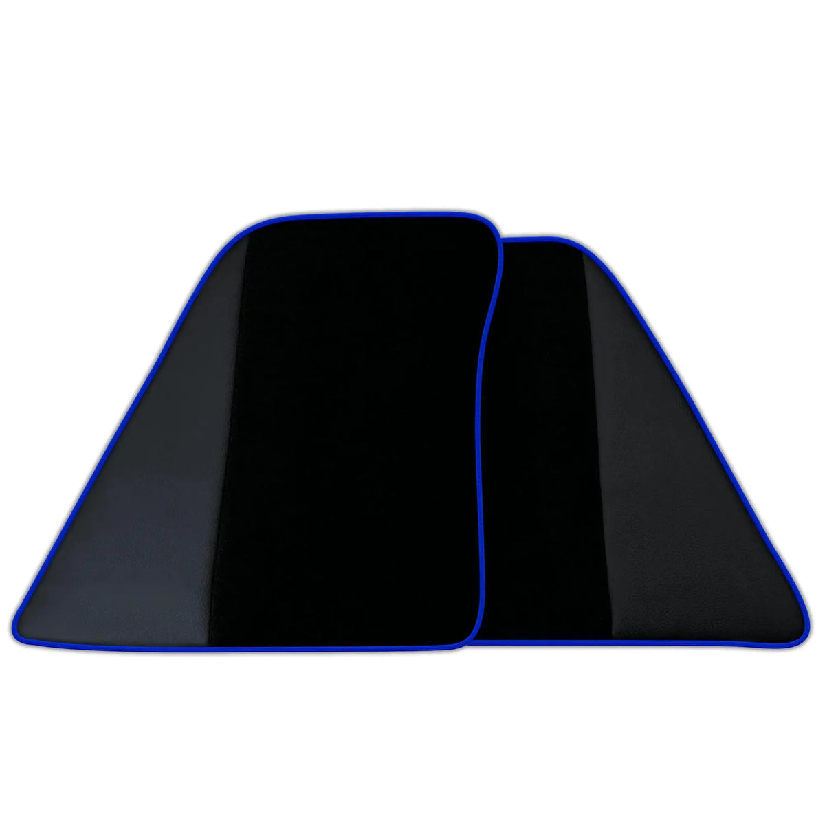 Custom Black Floor Mats for Ferrari 296 GTB (2022-2027) with Leather