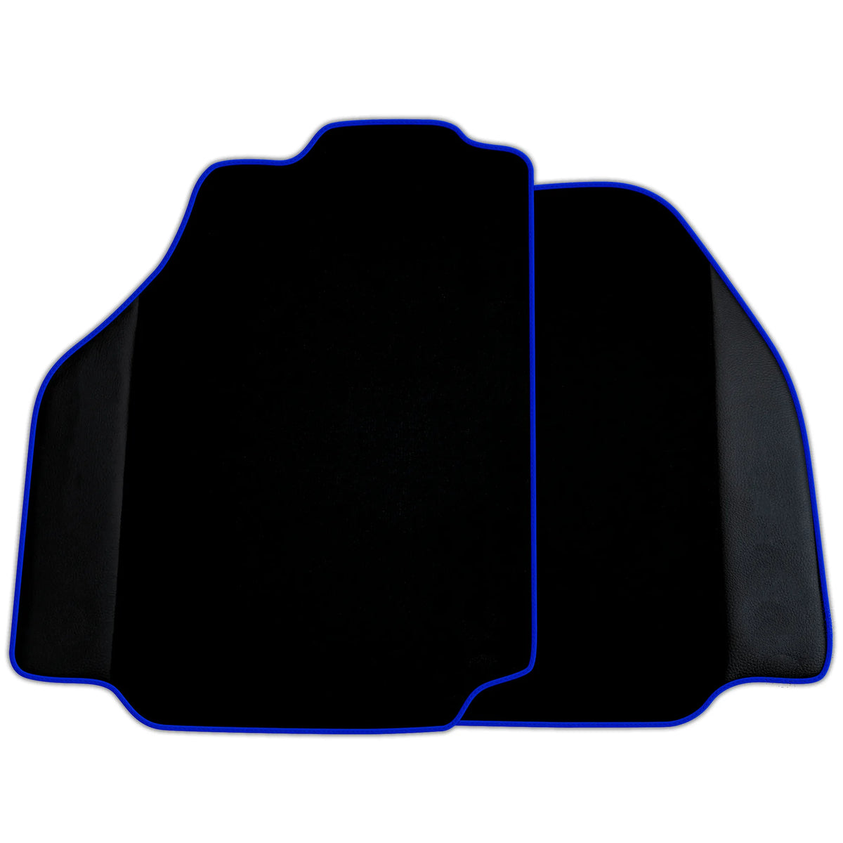 Custom Black Floor Mats for Ferrari 488 Pista Spider 2019-2021 with Leather | Various Trim Colors