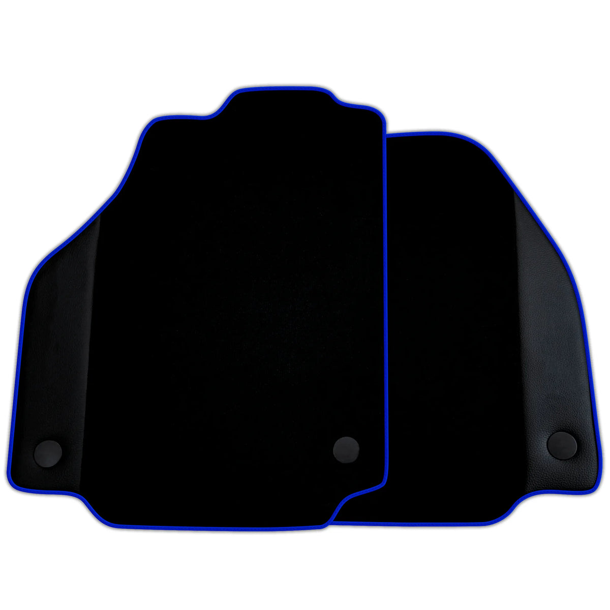 Custom Black Floor Mats for Ferrari F8 Tributo (2019-2022) with Leather | Various Trim Colors