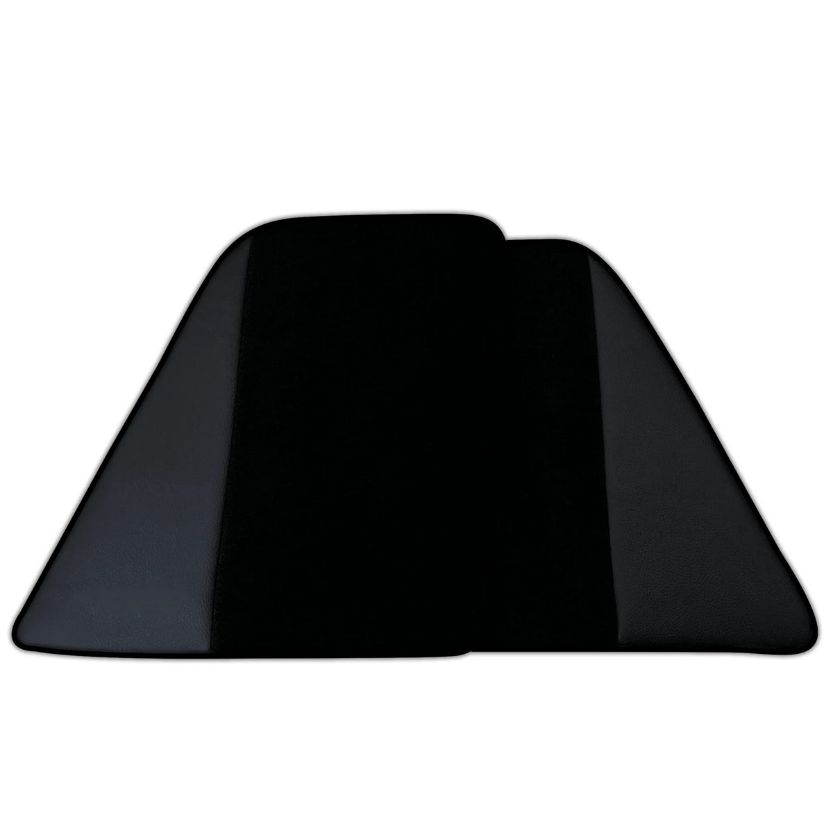 Custom Black Floor Mats for Ferrari SF90 Stradale (2019-2024) with Leather