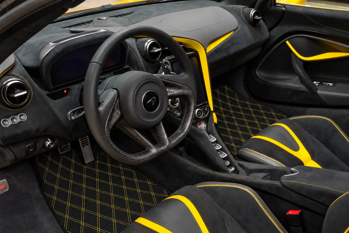 Interior look of floor mats for McLaren 720S (2017-2021)